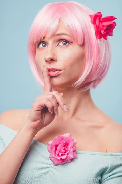 cheveux-rose-court-pink-glamour